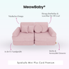 MeowBaby Spielsofa Mini Plus Cord Premium - Slim Cord Edition