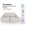 MeowBaby Spielsofa Mini Plus Cord Premium - Slim Cord Edition