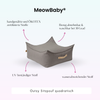 MeowBaby Outzy Sitzpouf für Kinder quadratisch - Outdoor Living Edition