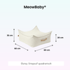 MeowBaby Outzy Sitzpouf für Kinder quadratisch - Outdoor Living Edition