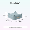 MeowBaby Outzy Sitzpouf für Kinder quadratisch - Outdoor Living Edition