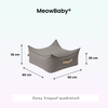 MeowBaby Outzy Sitzpouf für Kinder quadratisch - Outdoor Living Edition