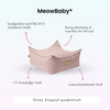 MeowBaby Outzy Sitzpouf für Kinder quadratisch - Outdoor Living Edition