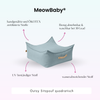 MeowBaby Outzy Sitzpouf für Kinder quadratisch - Outdoor Living Edition