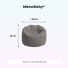MeowBaby Outdoor Kinder-Sitzsack Outzy Floreo - Outdoor Living Edition