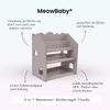 MeowBaby 2-in-1 Montessori-Bücherregal Cloudy