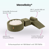 MeowBaby Schaumspielset Ästhetik Cord mit Bällebad, 200 Bälle - eigene Farbauswahl