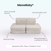 MeowBaby Spielsofa Ästhetik Cord Mini Basic - Classic Cord Edition