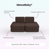MeowBaby Spielsofa Ästhetik Cord Mini Basic - Classic Cord Edition