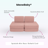 MeowBaby Spielsofa Ästhetik Cord Mini Basic - Classic Cord Edition