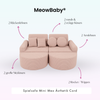 MeowBaby Spielsofa Ästhetik Cord Mini Max - Classic Cord Edition