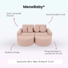 MeowBaby Spielsofa Ästhetik Cord Mini Max - Classic Cord Edition