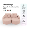 MeowBaby Spielsofa Ästhetik Cord Mini Max - Classic Cord Edition