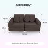 MeowBaby Spielsofa Ästhetik Cord Mini Plus - Classic Cord Edition