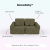 MeowBaby Spielsofa Ästhetik Cord Mini Plus - Classic Cord Edition