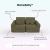 MeowBaby Spielsofa Ästhetik Cord Mini Plus - Classic Cord Edition