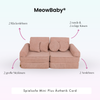 MeowBaby Spielsofa Ästhetik Cord Mini Plus - Classic Cord Edition