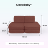 MeowBaby Spielsofa Mini Basic Bearly - Soft Teddy Edition