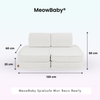 MeowBaby Spielsofa Mini Basic Bearly - Soft Teddy Edition
