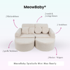 MeowBaby Spielsofa Mini Max Bearly - Soft Teddy Edition