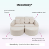 MeowBaby Spielsofa Mini Max Bearly - Soft Teddy Edition