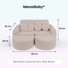 MeowBaby Spielsofa Mini Max Bearly - Soft Teddy Edition