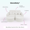 MeowBaby Spielsofa Mini Max Bearly - Soft Teddy Edition