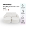 MeowBaby Spielsofa Mini Max Bearly - Soft Teddy Edition
