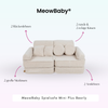 MeowBaby Spielsofa Mini Plus Bearly - Soft Teddy Edition