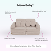 MeowBaby Spielsofa Mini Plus Bearly - Soft Teddy Edition