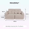MeowBaby Spielsofa Mini Plus Bearly - Soft Teddy Edition