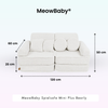 MeowBaby Spielsofa Mini Plus Bearly - Soft Teddy Edition