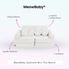 MeowBaby Spielsofa Mini Plus Bearly - Soft Teddy Edition