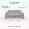MeowBaby Spielsofa Bearly - Soft Teddy Edition