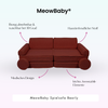 MeowBaby Spielsofa Bearly - Soft Teddy Edition