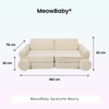 MeowBaby Spielsofa Bearly - Soft Teddy Edition