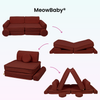 MeowBaby Spielsofa Bearly - Soft Teddy Edition