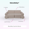 MeowBaby Spielsofa Bearly - Soft Teddy Edition