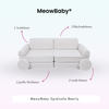MeowBaby Spielsofa Bearly - Soft Teddy Edition