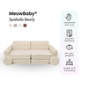 MeowBaby Spielsofa Bearly - Soft Teddy Edition