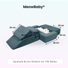 MeowBaby Spielsofa Bricks Ästhetik, 100 Bälle - eigene Farbauswahl