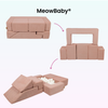 MeowBaby Spielsofa Bricks Ästhetik, 100 Bälle - eigene Farbauswahl