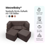 MeowBaby Spielsofa Bricks Ästhetik, 100 Bälle - eigene Farbauswahl