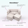 MeowBaby Spielsofa Bricks Ästhetik, 100 Bälle - eigene Farbauswahl