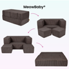 MeowBaby Spielsofa Ästhetik Cord Cube - Classic Cord Edition
