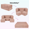 MeowBaby Spielsofa Ästhetik Cord Cube - Classic Cord Edition