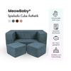 MeowBaby Spielsofa Ästhetik Cord Cube - Classic Cord Edition