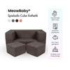MeowBaby Spielsofa Ästhetik Cord Cube - Classic Cord Edition
