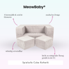 MeowBaby Spielsofa Ästhetik Cord Cube - Classic Cord Edition