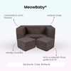 MeowBaby Spielsofa Ästhetik Cord Cube - Classic Cord Edition